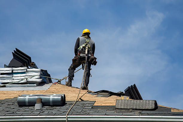 Professional Roofing technician working in Jackson, WY